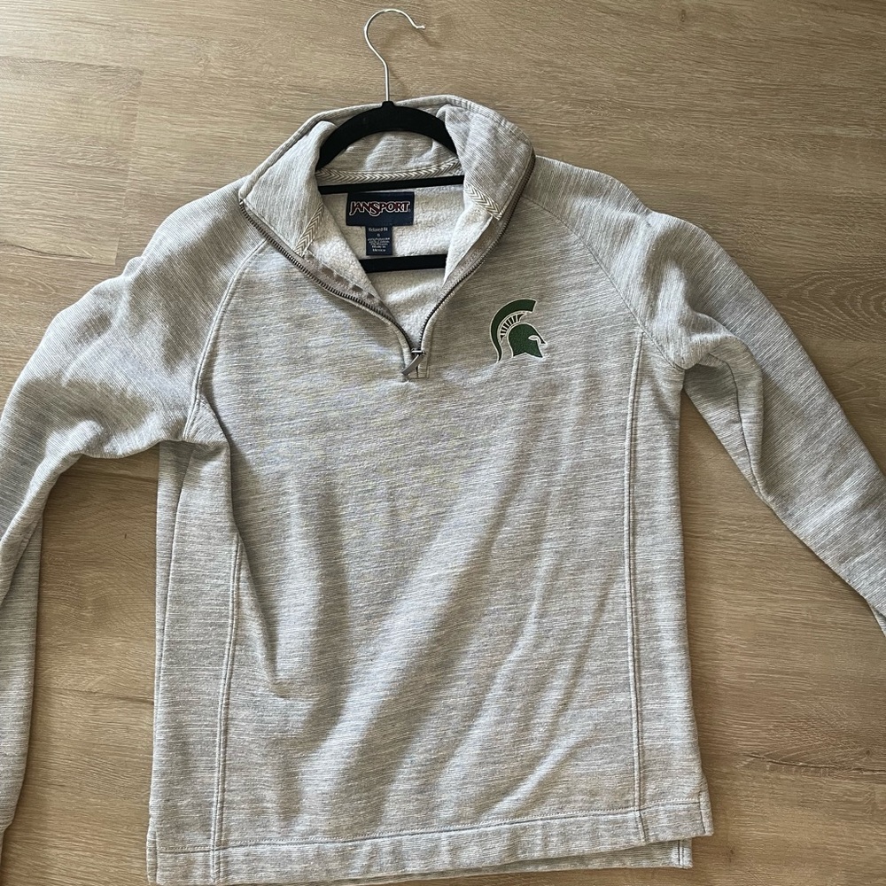 MSU half zip